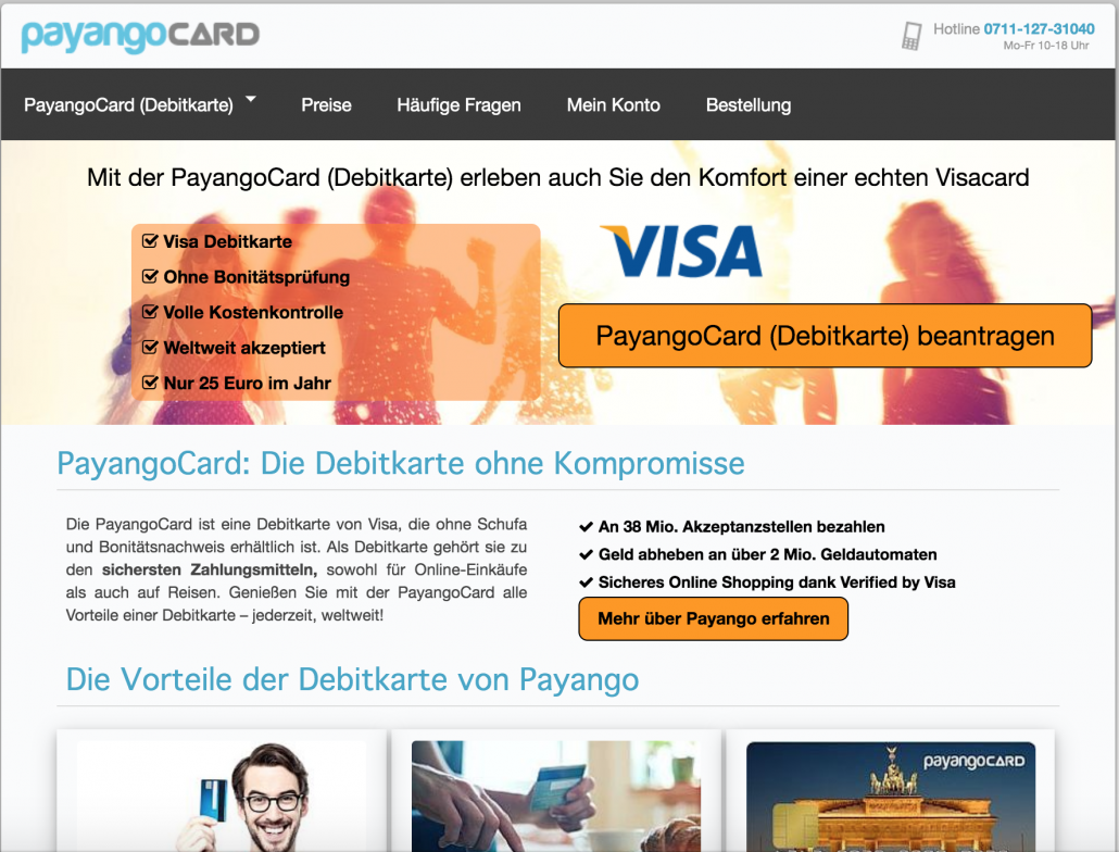 PayangoCard Website